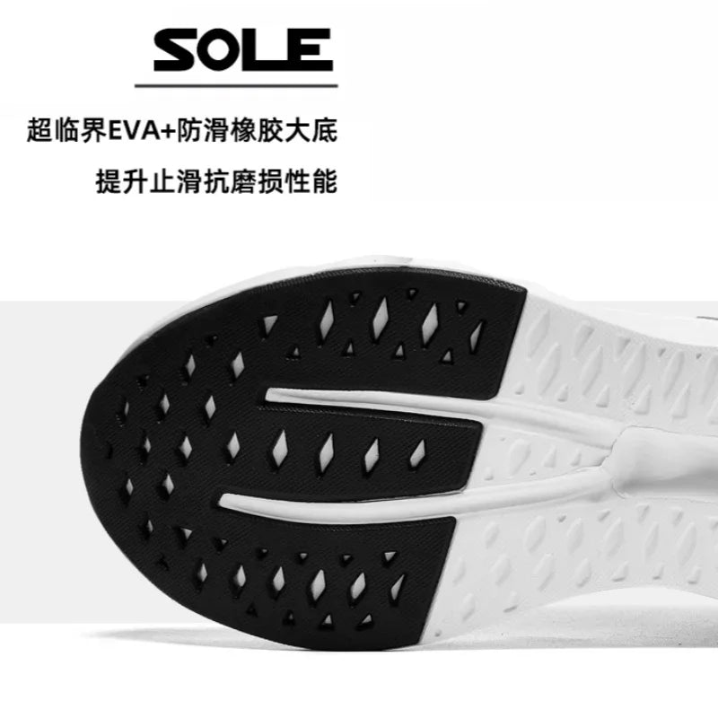 Fashion Cushioning Running Shoes for Men Lightweight Sneakers Breathable Tennis Shoes Non-Slip Sports Casual Walking Footwear