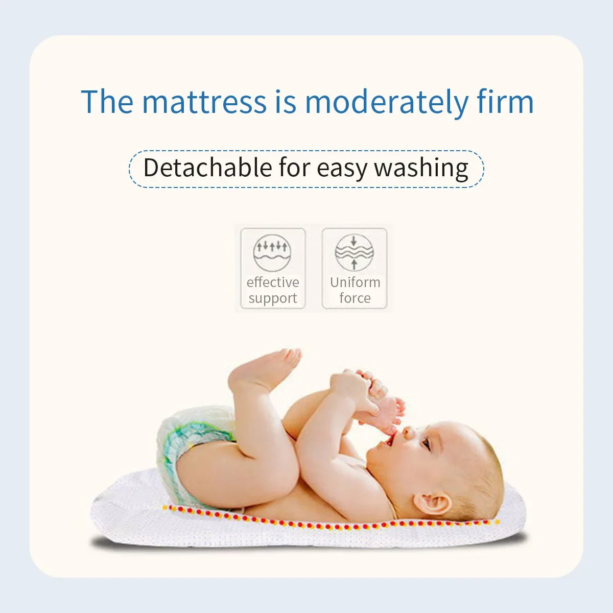 Folding Anti-crush Baby Crib Convenient Bed Middle Bed with Mosquito Net Comfortable Mattress Travel Crib for Newborn Baby Bed