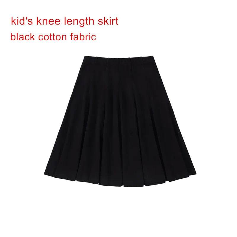 kids girls women panel casual skirts Mom daughter fashion sporty family matching spring summer skirt clothing - AIAZ