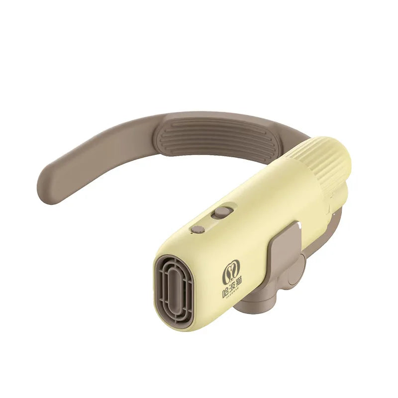 1400W EU Specific Pet Dryer Negative Ion 2-in-1 Hanging Neck/Handheld Hair Drying Blowing for Dog/Cat Bathing Drying&Shaping