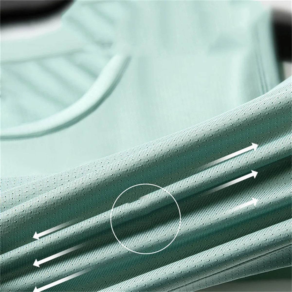 Men's solid color casual sleeveless tank top round neck Breathable Vest sweat drying tank top suitable for summer sports - AIAZ