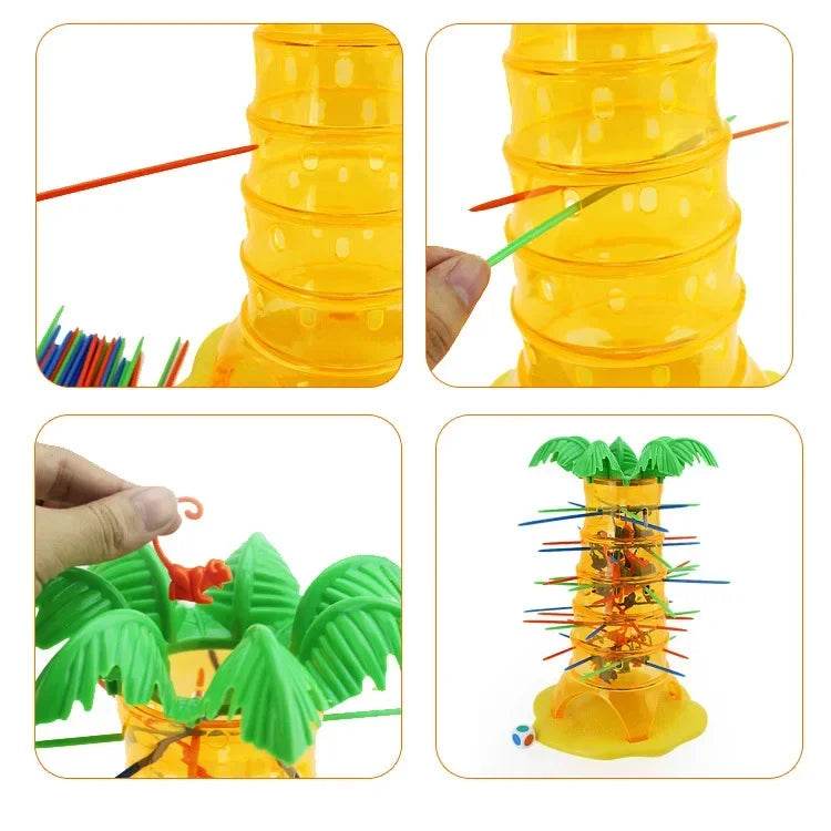 Monkey Climbing Tree Game Toy Children Interesting Intelligence Toys Climbing Desktop Game Party Game Toys Birthday gift For Kid - AIAZ