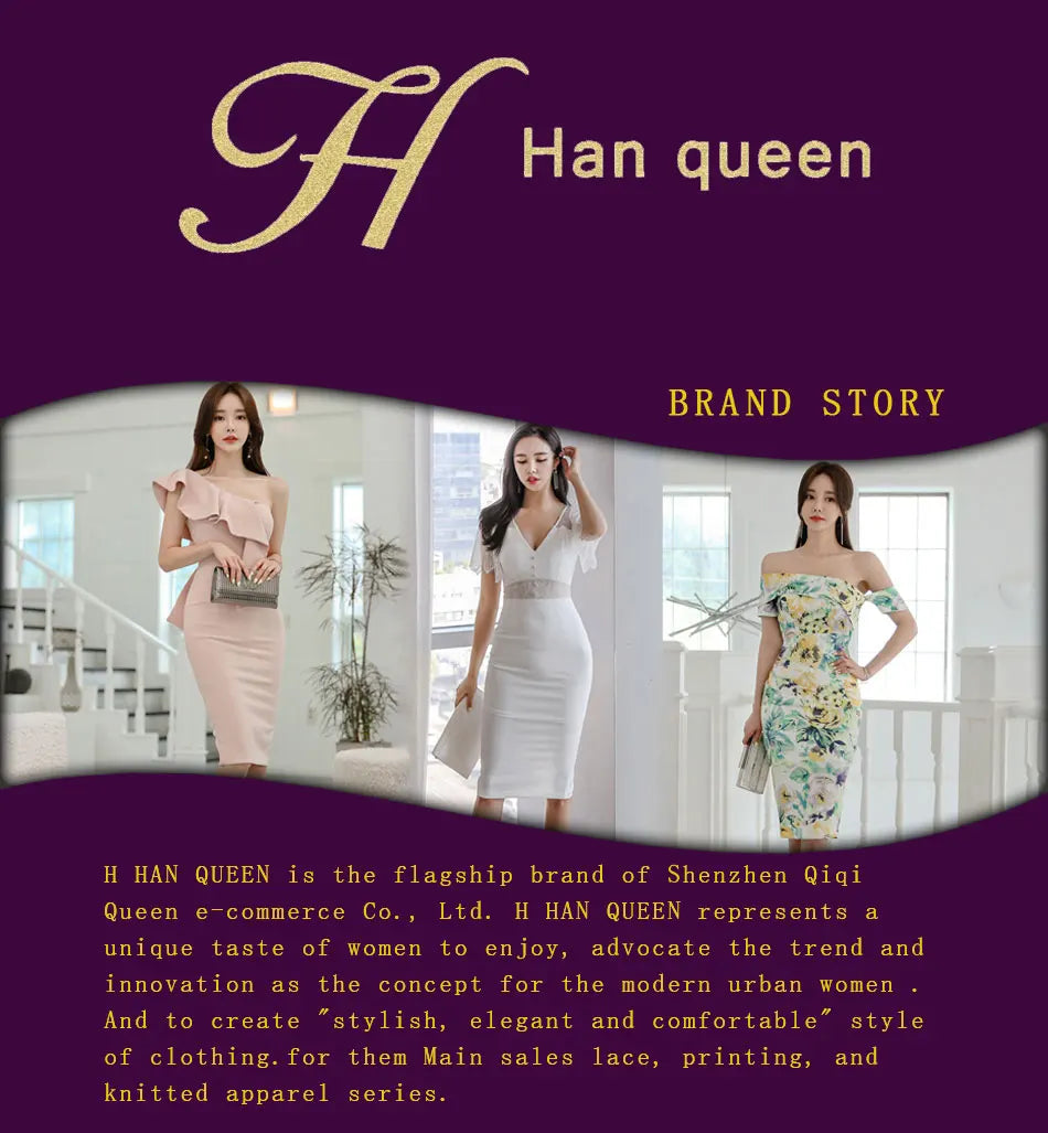 H Han Queen Autumn Winter Dresses Korean Lace-Up Professional Jacket Vestido Elegant Fashion Slim Office Party Casual Dress