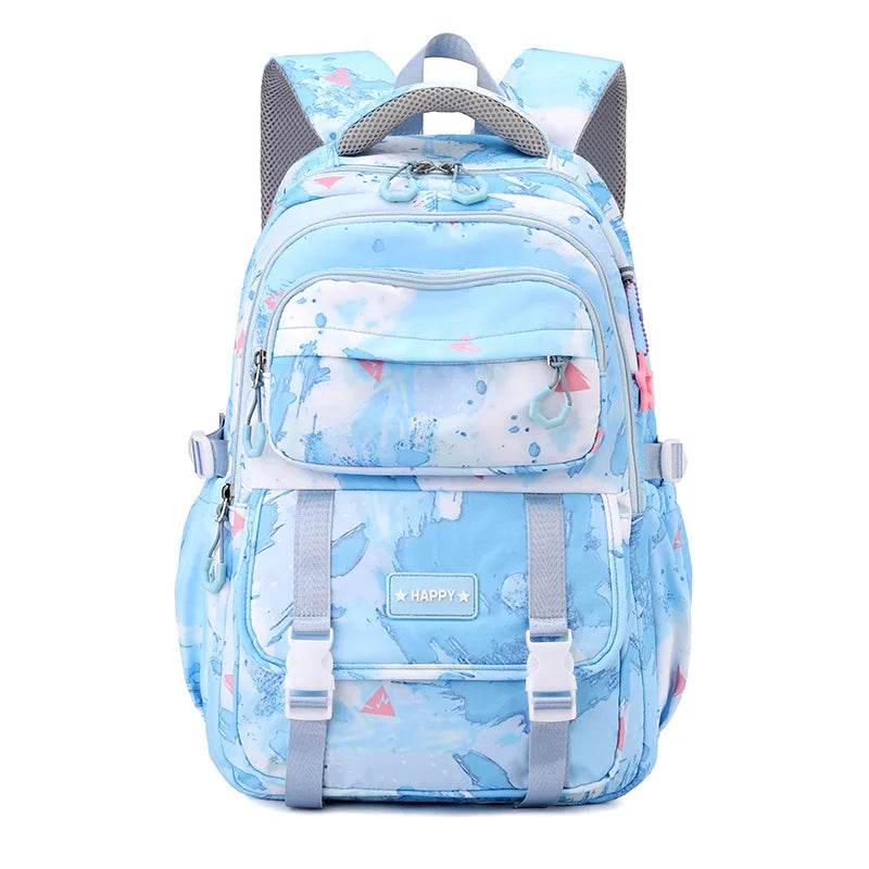 Middle School Student Backpack Children Set School Bags for Girls Kids Schoolbags Waterproof Book Bag With Lunch Bag Pencil case - AIAZ