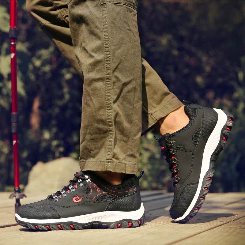 Men Shoes Leather Casual Shoes For Men Sneakers Spring Autumn Winter Shoes For Male Tennis Lightweight Walking Shoes - AIAZ
