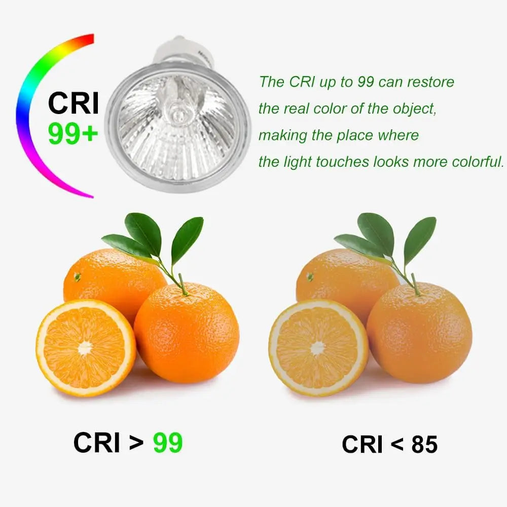 3-Piece GU10 Halogen Light Bulbs 220V 35W 50W MR16 Light Bulb for Track & Recessed Lighting,Range Hood Lights,Candle Warmer Lamp