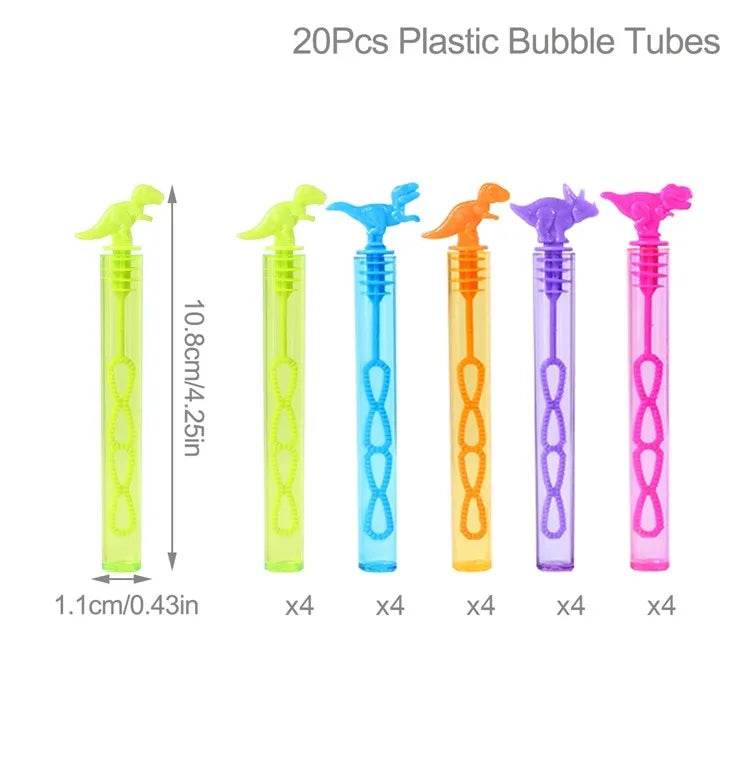 Dinosaur Bubble Tube Soap Bottle Dino Birthday Party Decoration Wedding Birthday Guests Gifts Baby Shower Suppies Kids Toys - AIAZ