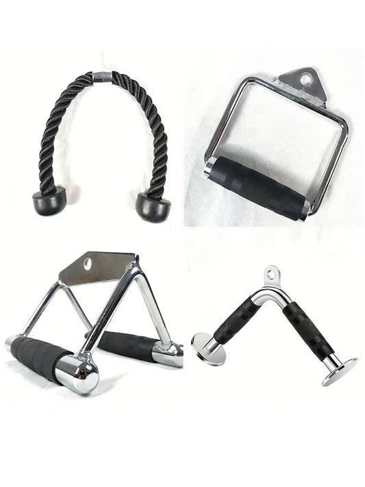 1Pc Centipede Triceps Trainer Biceps Tension Rope Double-Headed Rope down Pull Rope Gantry Fitness down Rope