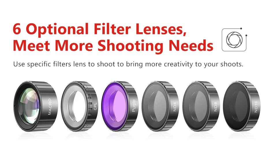 2" IPS Dual Screen Action Camera 5K 30FPS  4K 60FPS 48MP EIS Video With Optional Filter Lens 1080P Webcam Vlog WiFi Sports Cam