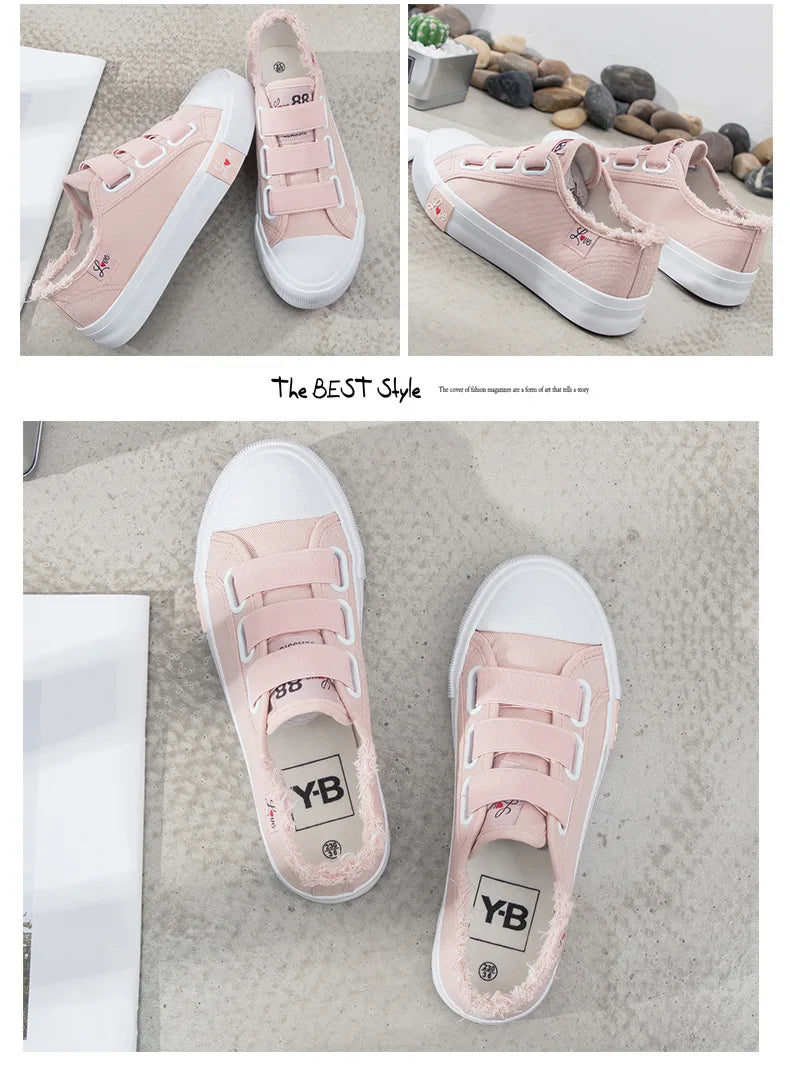 Casual Autumn New Women Sneakers Breathable Canvas Women's Vulcanized Shoes Fashion Spring Footwear 2023