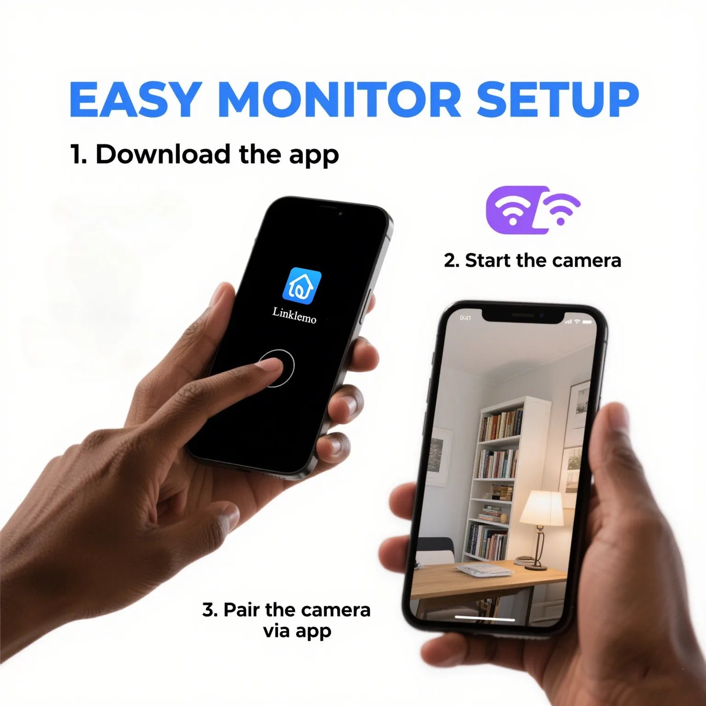 HD 1080P Mini WiFi Camera Indoor Safety Security Surveillance Baby Monitor Night Vision Camcorder IP Cam Audio Video Recorder