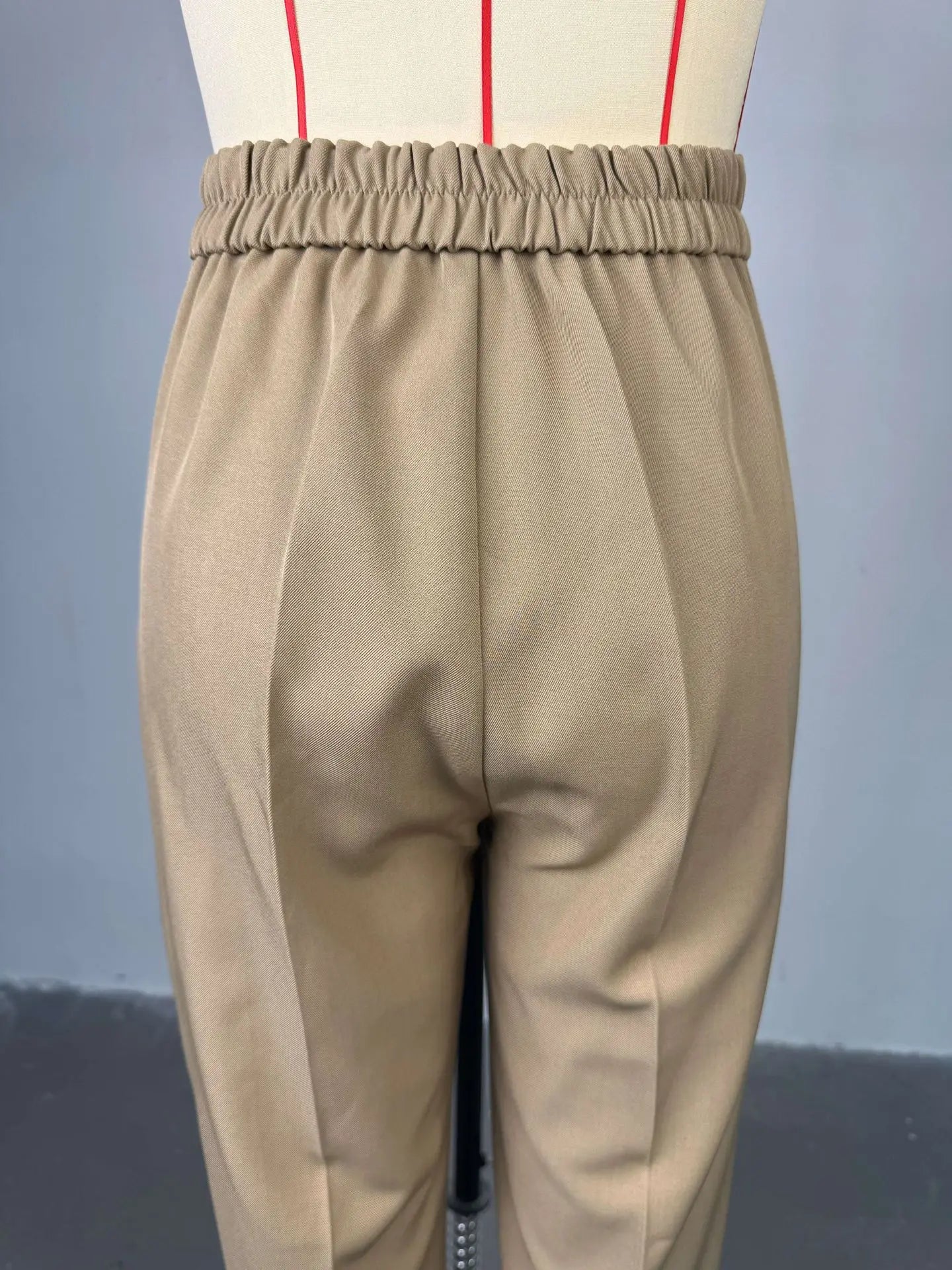 Street Slim Vest Pant Outfit Spring Women Sleeveless Double Breasted Tank Top+High Waist Zip Wide Leg Pants Summer Two Piece Set