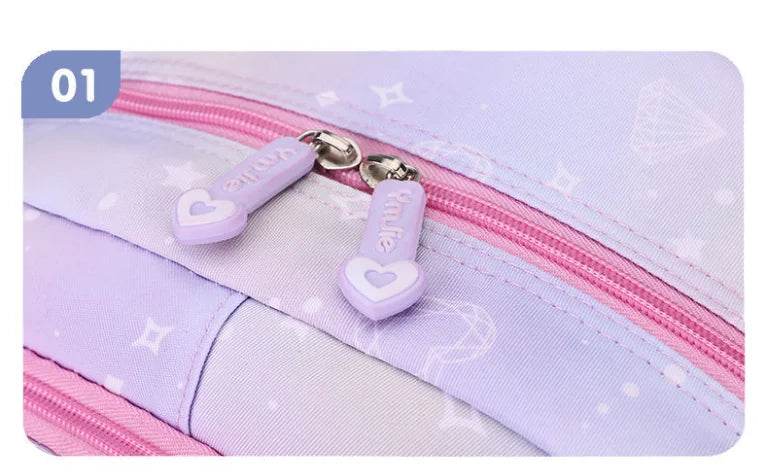 School Rolling backpack Bags school wheeled backpack for girls kids School trolley bag for girls school bag wheels for girls - AIAZ