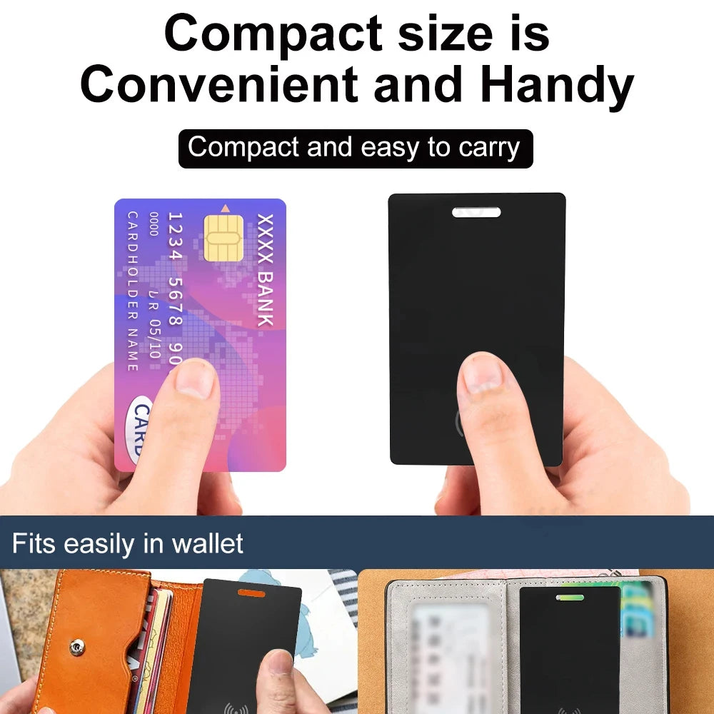 Xiaomi Wallet Anti-loss Card Location Tracking GPS Smart Locator Bluetooth Ultra-thin Wireless Charge Card For iPhone Find My ﻿