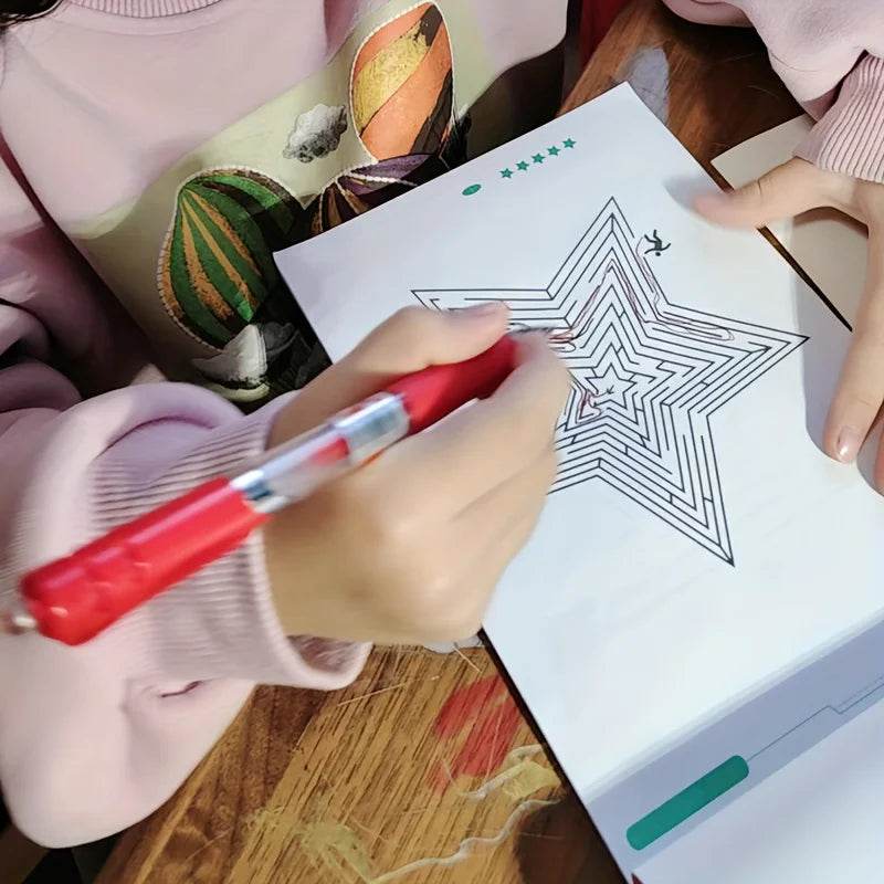 Children Maze Game Book Student Concentration Training Intellectual Development Educational Early Learning Toys Kids Gifts - AIAZ