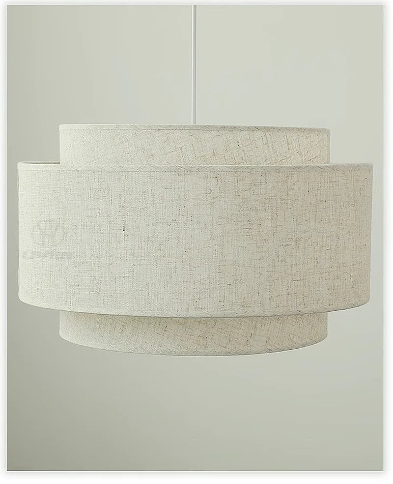 GEW Wabi-Sabi Hand-knitted Chandeliers Nordic Fabric Lampshade Pendant Lights For Restaurants, Shops, Bedroom Home Decor BT3001