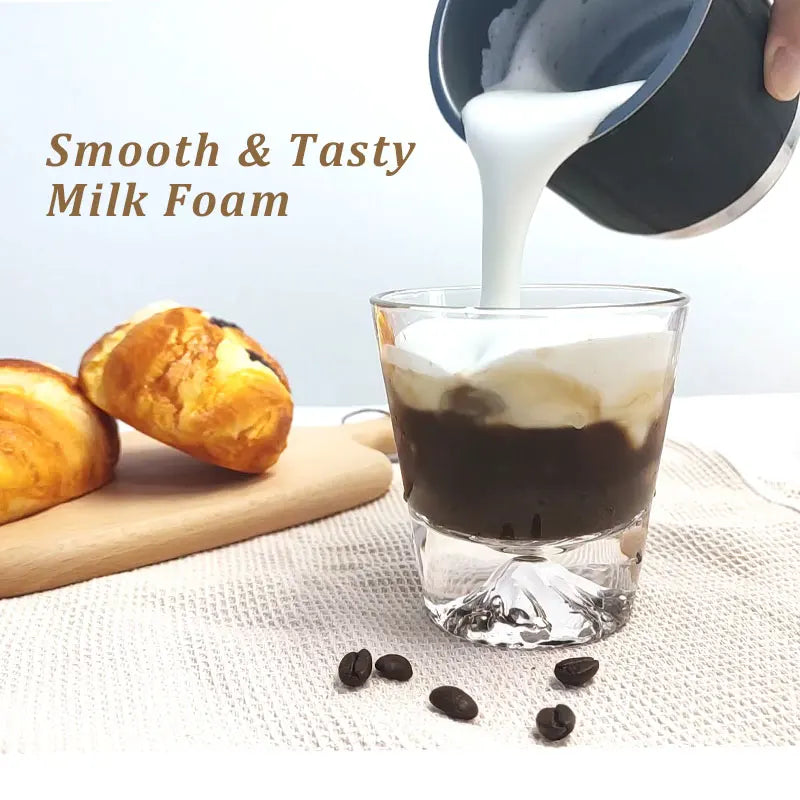SUBADA Home Appliances 4 in 1 Electric Milk Frother Large Capacity Electric Milk Steamer for Hot and Cold Milk Froth Warmer