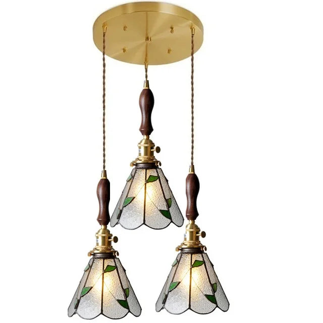 IWHD 2022 NEW Nordic Glass LED Pendant Lights Fixtures Copper Bedroom Dinning Room Restaurant Modern Hanging Lamp Lighting
