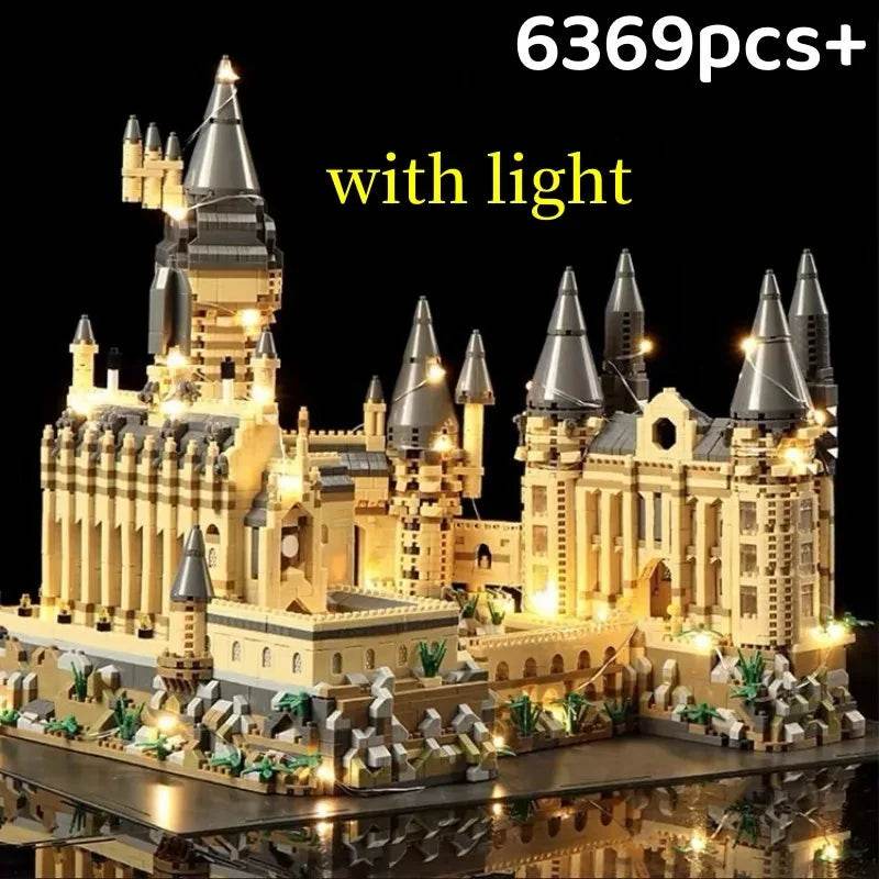 Micro Bricks City Creative Medieval Magic Castle Series School Architecture Palace Model Building Blocks Gifts Kid Assembly Toys - AIAZ