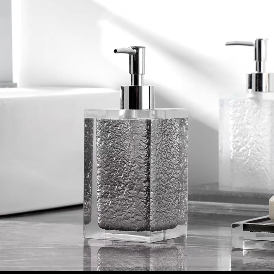 Resin Hand Sanitizer Dispenser Bathroom Dispensador Jabon Y Shampoo Refillable Lotion Shower Gel Holder Portable Soap Bottle