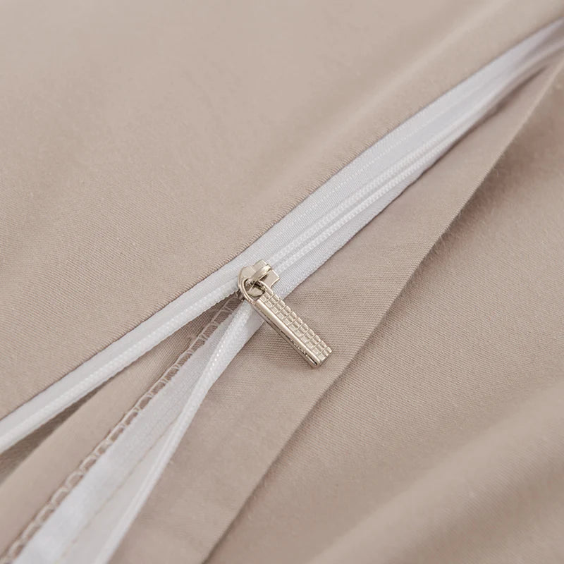 Sliver Gold Luxury Silk Satin Jacquard duvet cover bedding set queen king size Embroidery bed set bed sheet/Fitted sheet set