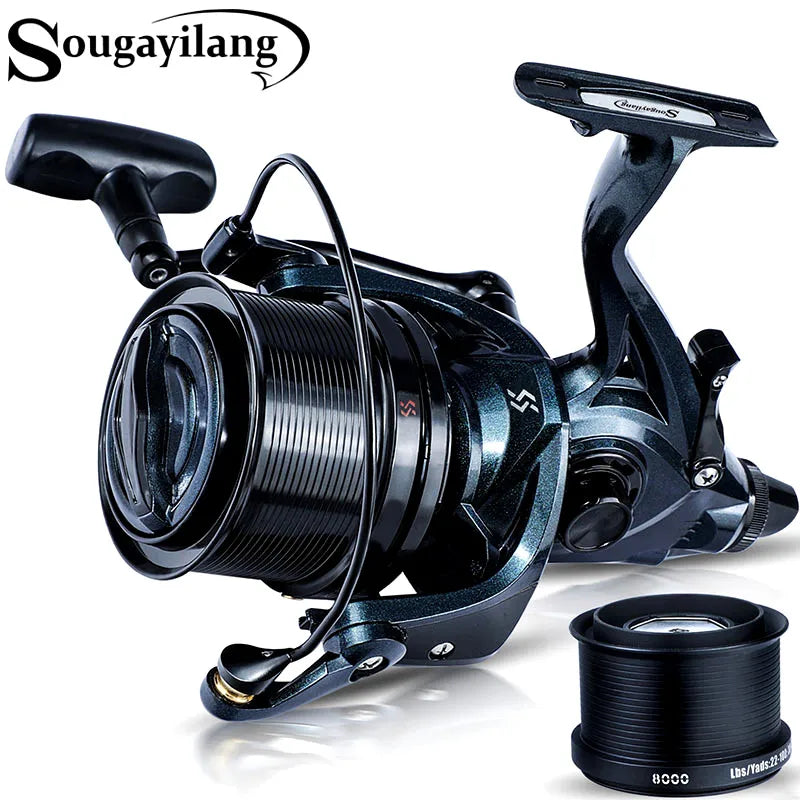 Sougayilang Fishing Reel 13+1BB 4.6:1 Gear Ratio Jigging Reel Max Drag 25KG Anti-corrosion Spinning Reel for Saltwater Pesca