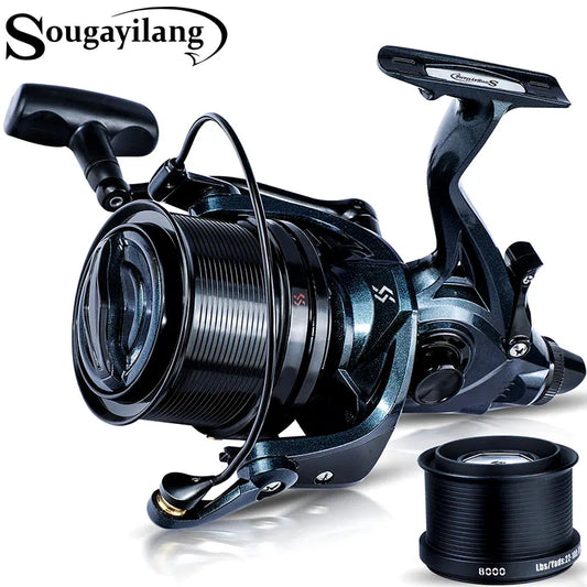 Sougayilang Fishing Reel 13+1BB 4.6:1 Gear Ratio Jigging Reel Max Drag 25KG Anti-corrosion Spinning Reel for Saltwater Pesca
