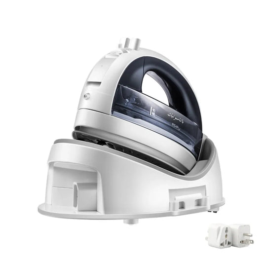 Panasonic cordless Steam Iron Handheld 3-speed Adjustable Ironing Machine Portable Ceramic Bottom Plate 2400W Fabric Steamer