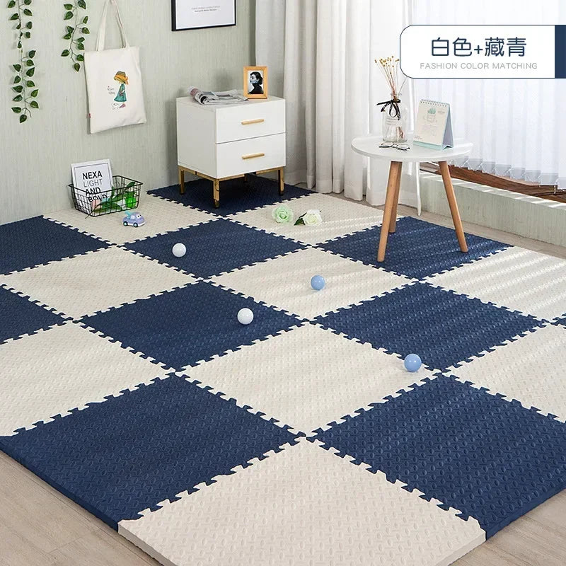 30x30x1cm Baby Play Mats Plain Color Puzzle Mats EVA Foam Mat Kids Jigsaw Mats For Bedroom Protective Floor Tiles Mat Baby Games