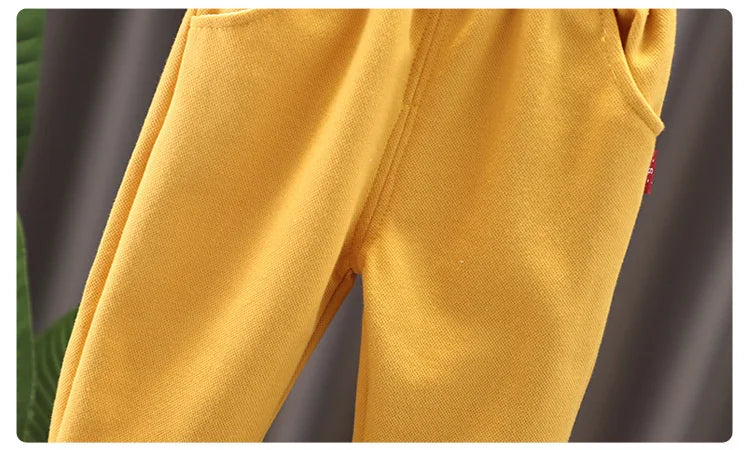 New Spring Autumn Baby Girls Clothes Kids Outfits Children Boys T-Shirt Pants 2Pcs/Sets Toddler Sports Costume Infant Tracksuits