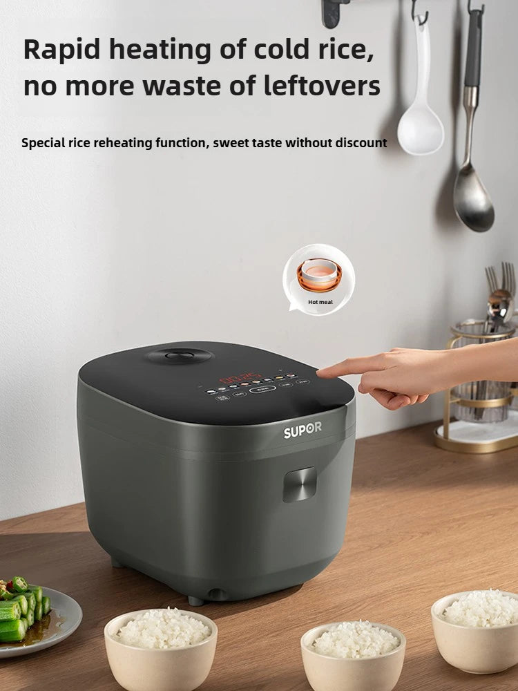 New Rice Cooker Intelligent Multifunctional 4L Household Thick Kettle Rice Cooker Large Capacity Cooking Pot