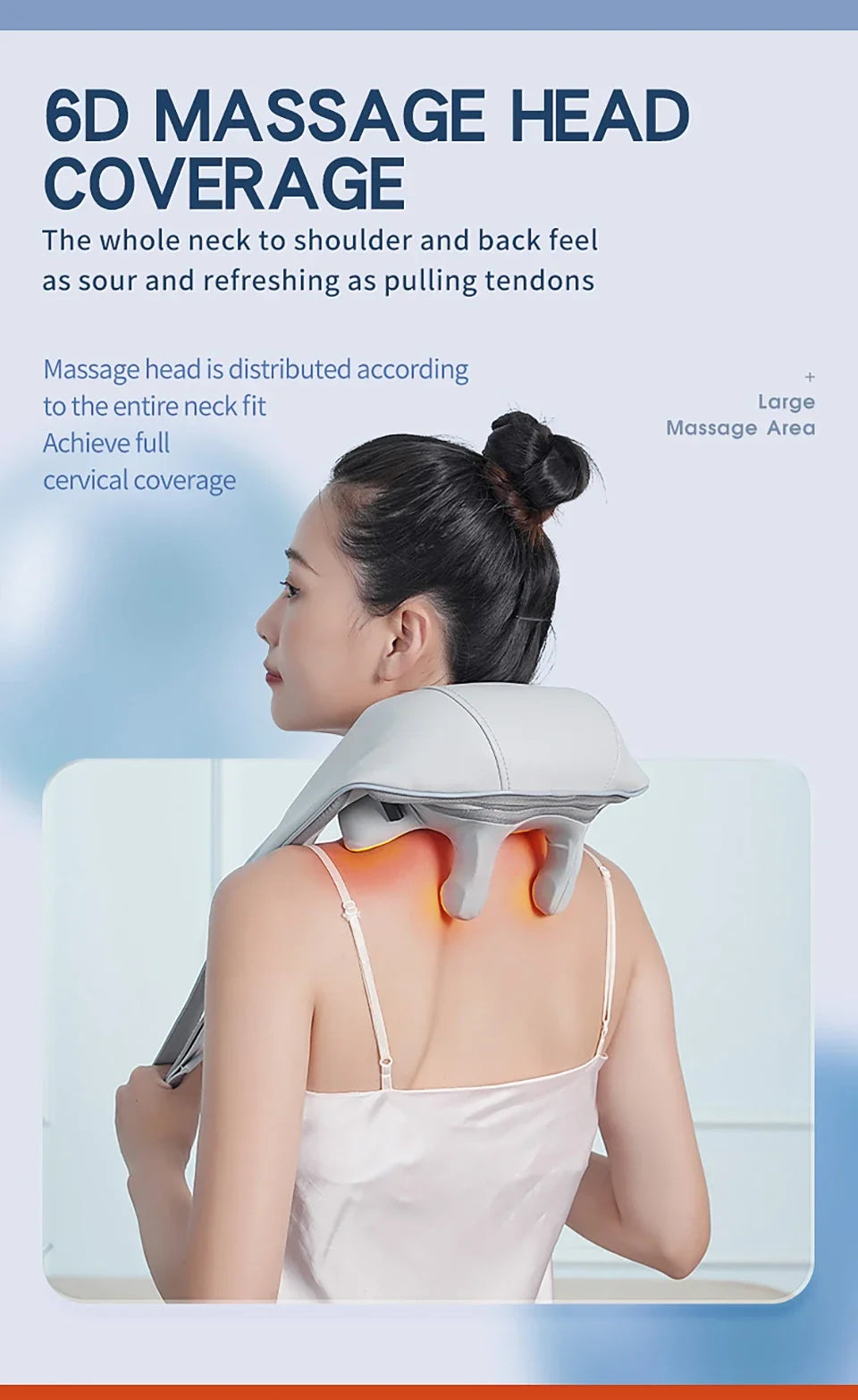 Dropship Product 2023 Multifunctional Neck And Shoulder Massager Lifegoods Shiatsu Electric Shoulder and Neck Massage Shawl