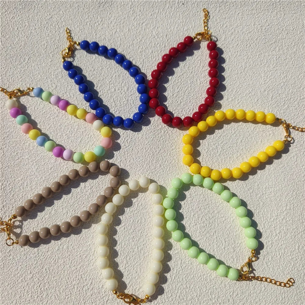 Dogs Necklace Extension Chain Design Pet Collar Fashion Dogs Faux Pearls Necklace Loop DIY Cat Dog Grooming Accessory