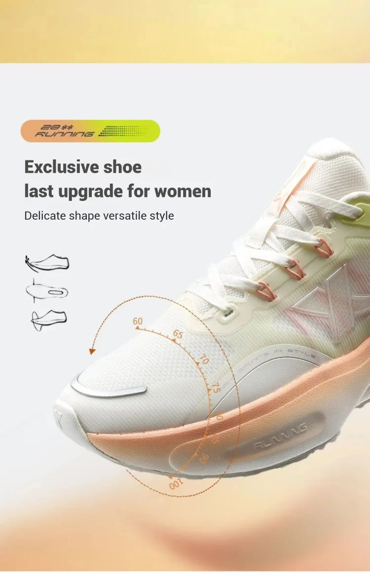 Xtep Dynamic Foam Women Running Shoe Air Wear-Resistant Sports Shoe For Women Non-Slip Female Soft Casual Sneakers 875118110013