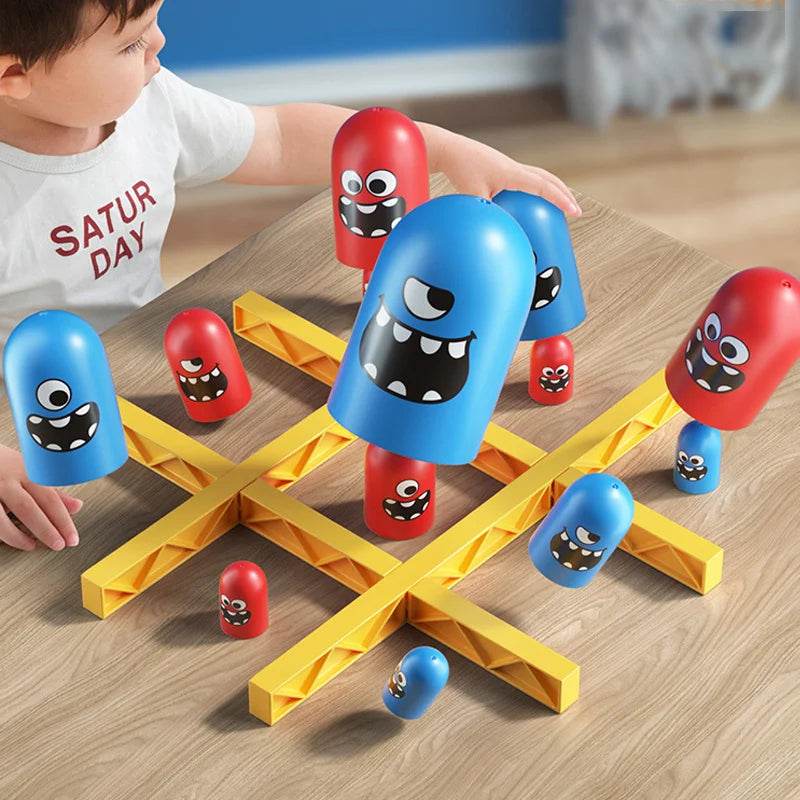 Tic Tac Toe Big Eat Small CartoonThinking Training Board Game Parent-Child Interactive Educational Toys For Kids Christmas Gifts - AIAZ