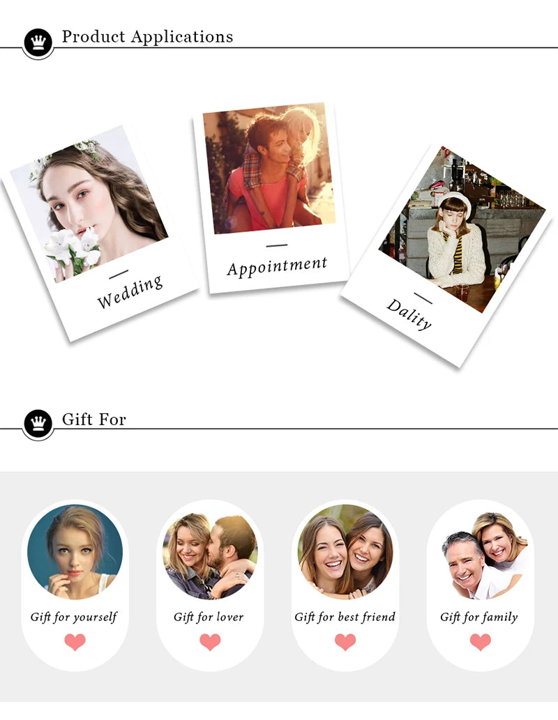 GANEMLY 316L Stainless Steel Black Plum Flower Five Leaf Clover Necklace Bracelet Earrings Jewelry Set For Women Birthday Gift