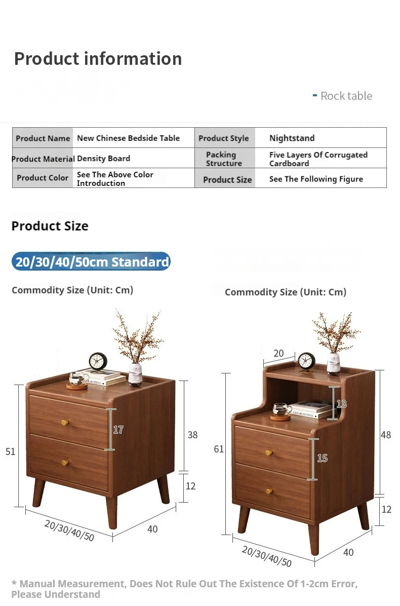 Modern Nightstands Bedroom Small Bedside Corner Night Stands Narrow Drawers Mobila Pentru Dormitor Bedroom Set Furniture