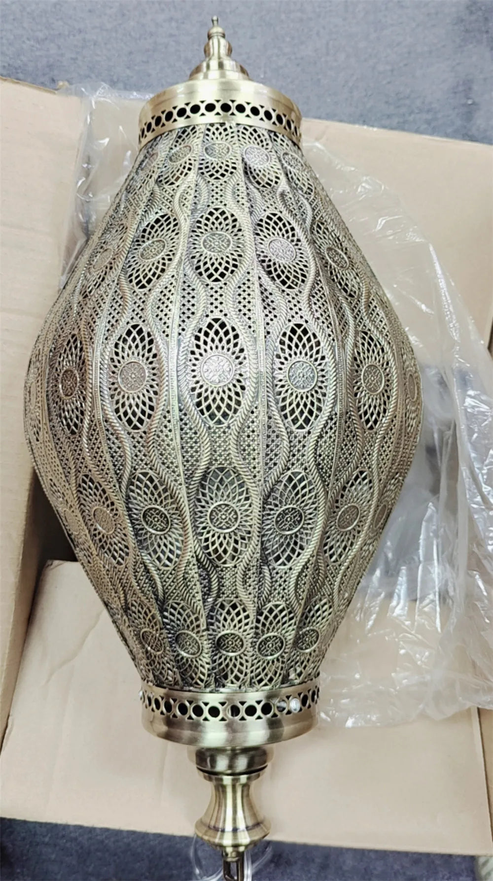Southeast Asian Style Hanging Pendant Light Fixture Morocco Lamp Dining Room Turkish Asia Cloth Shop Restaurant Decor Chandelier