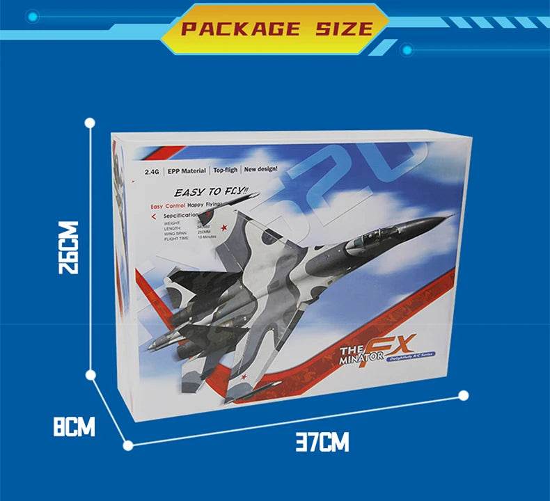 RC Foam Aircraft SU-35 Plane 2.4G Radio Control Glider Remote Control Fighter Plane Glider Airplane Foam Boys Toys for Children - AIAZ