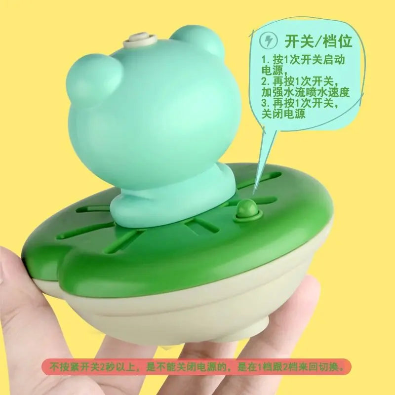 Radish Submarine Shower Baby Bath Toy Infant Play Electric Shower Children Play Water Bath Artifact