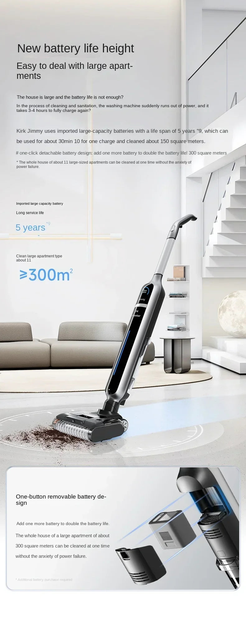 jimmy P4 Polaris Household Vacuum cleaner Floor cleaner Vacuum mop Floor Dry and wet integrated cleaner to remove bacteria Origi