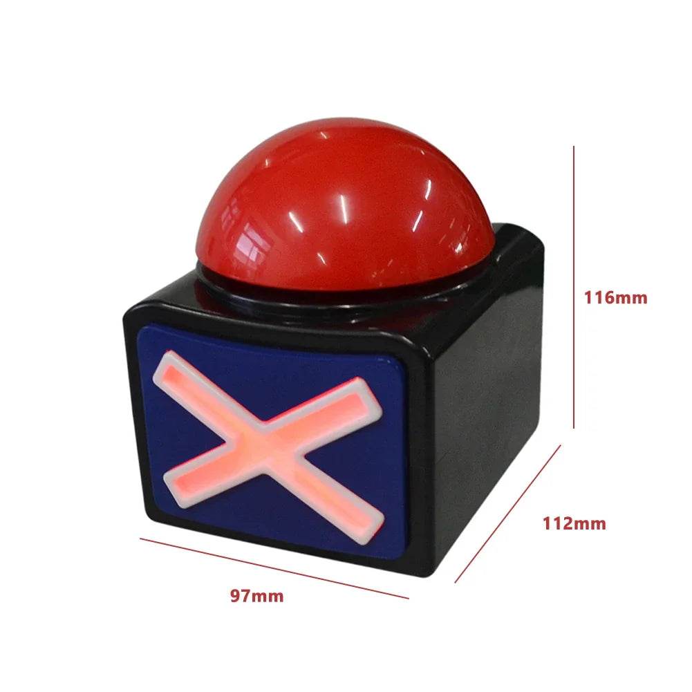4-1PCS Educational Answer Buzzer Interactive Game Answer Buzzers for Kids' Engaging Learning Family Game Quiz Show Alarm Buzzer - AIAZ