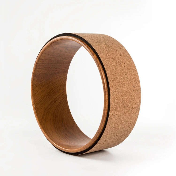 Hot Sell Fitness Gym Eco Cork Roller Yoga Wheel Set of 3 for Back Pain Relief