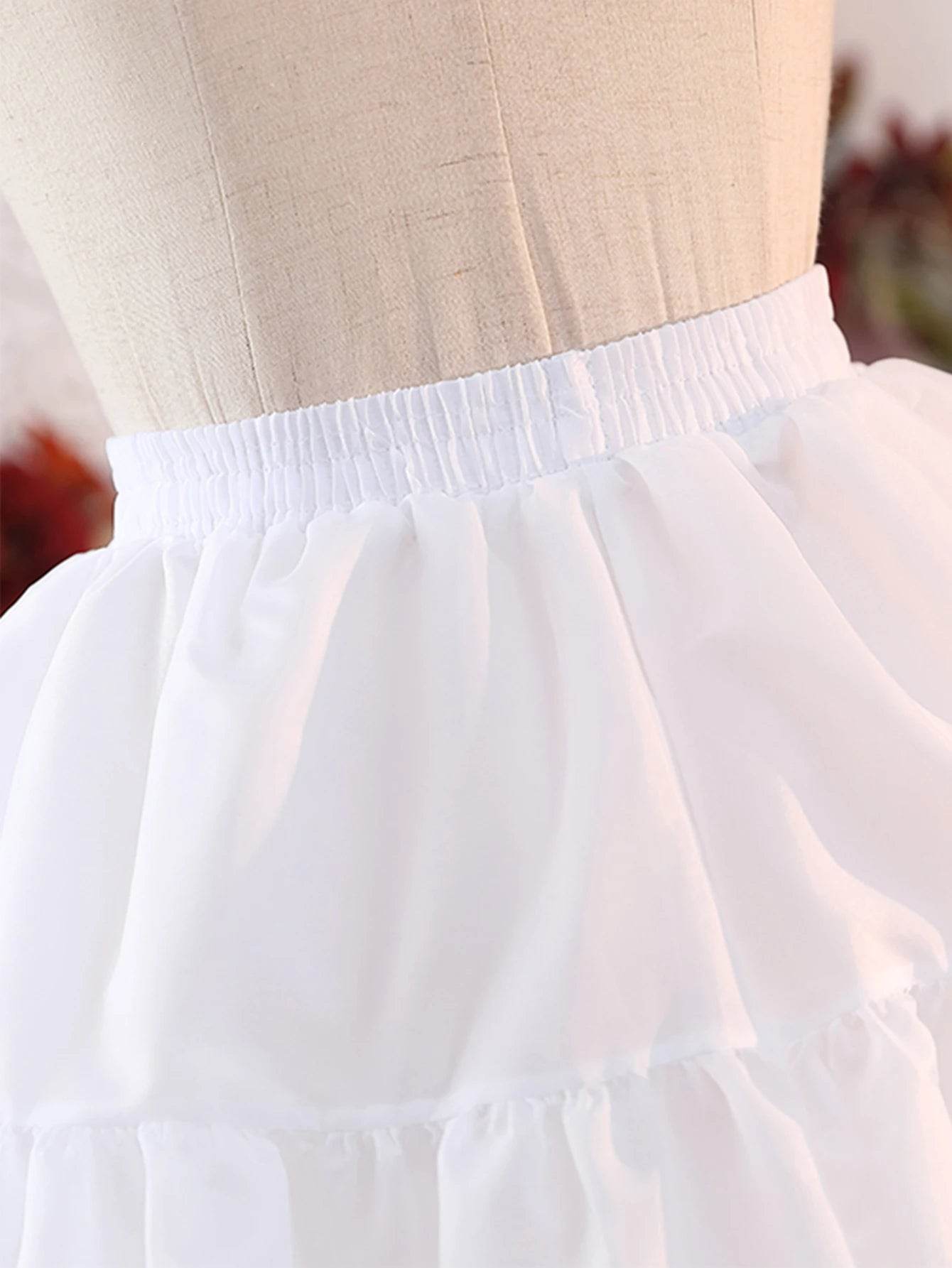 Skirts women black petticoat crinoline underskirt satin under skirt for dresses interior combination tutu skirt for girl no hoop - AIAZ