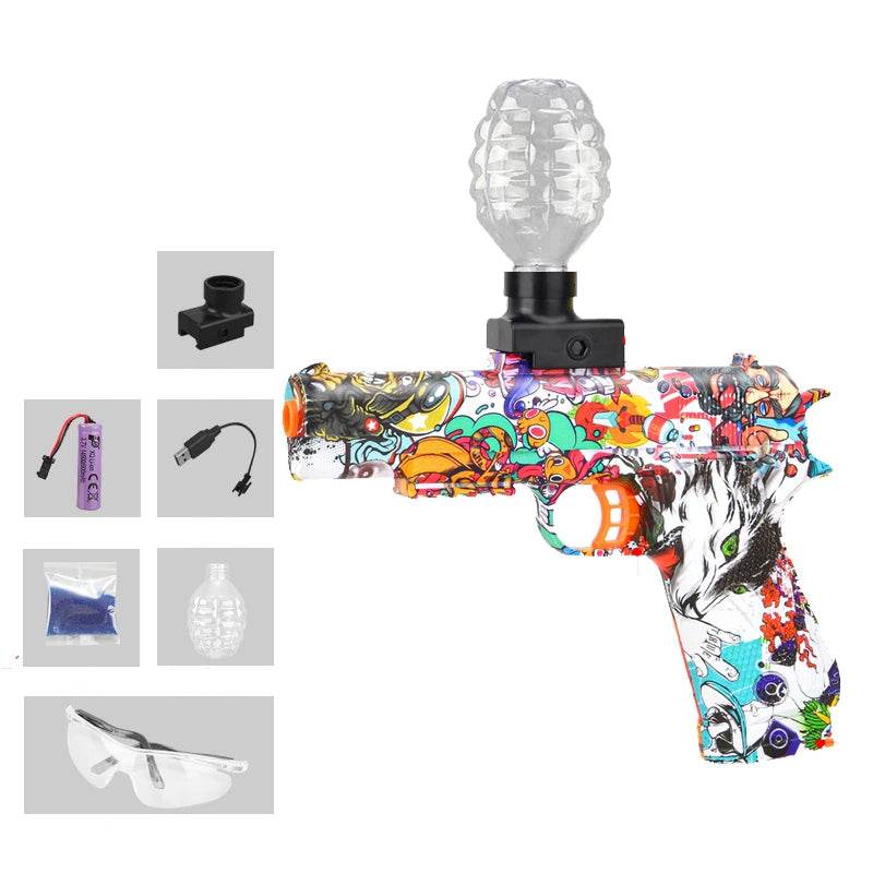 3.7v electric gel ball toy gun Summer outdoor parent-child team interaction Multiple skin options available - AIAZ