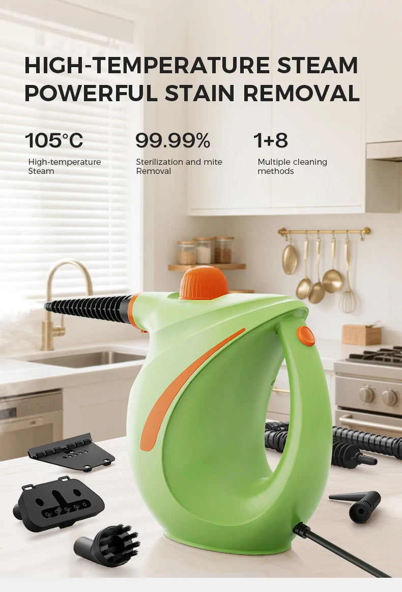 700ML High Pressure Steam Cleaning Machine Handheld Electric Steam Kettle Household Kitchen High Temperature Cleaning Device.