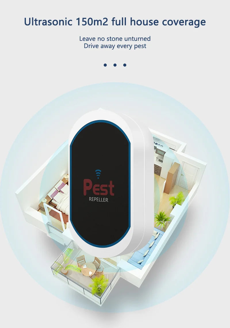 XIAOMI Ultrasonic Electronic Insect Repellent And Mouse Repellent Household Insect Repellent Mini Mosquito Repellent Silent Safe