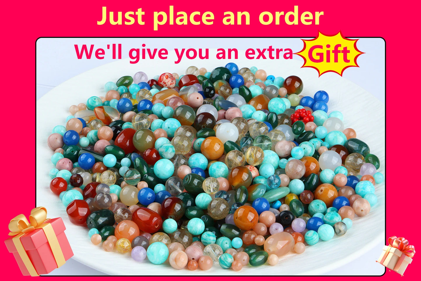 Natural Indian Moonstone 6-10mm Hot Sell Loose Gemstone Beads for Jewelry Making Wholesale Crystal Beads DIY Accessories
