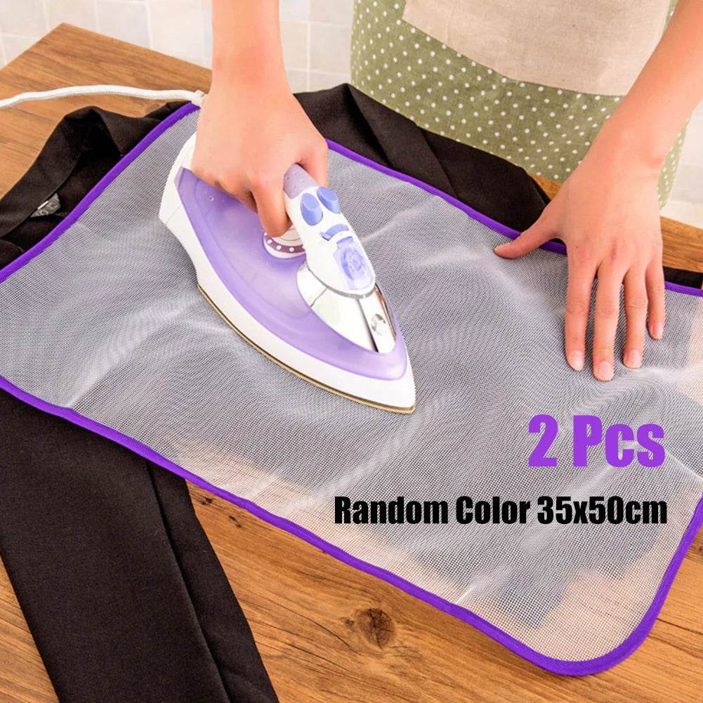 2Pcs Ironing Board Covers Ironing Cloth Protect Garment Iron Clothes Heat Resistant Ironing Protective Insulation Pad - AIAZ