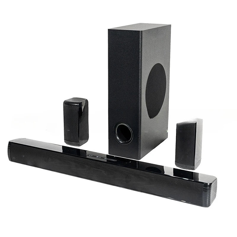 240W 5.1CH Soundbar with Subwoofer,2-in-1 Detachable Bluetooth 5.0 Soundbar for Smart TV,Home Theater Bluetooth Speakers